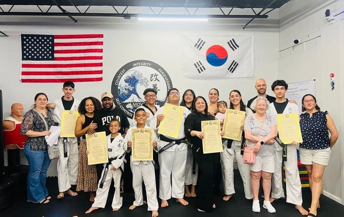 Training at Movement Taekwondo Center