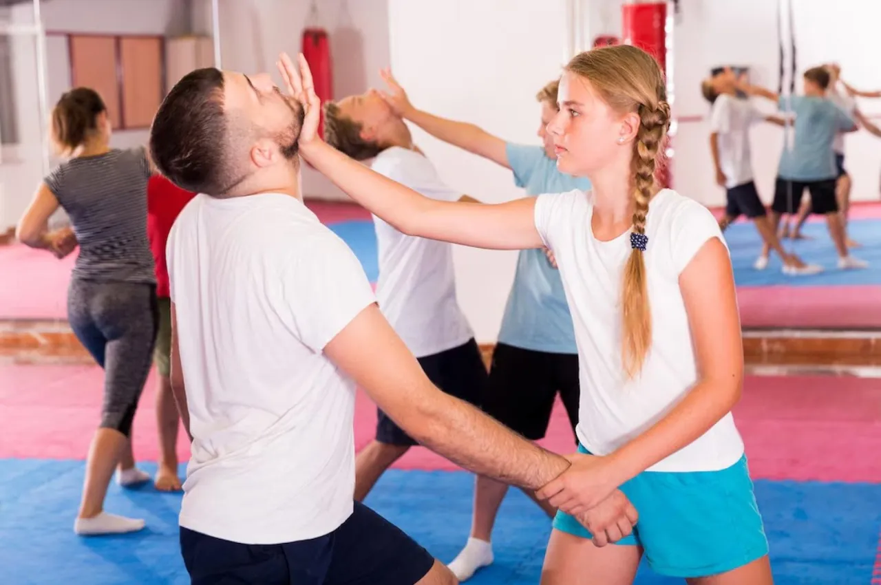 Krav Maga technique training at Movement Taekwondo Center